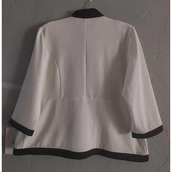 Chico's Collection Blazer Women 2(L) Full Zipper,Elegant,Polyester Spandex Coast - Picture 3 of 9